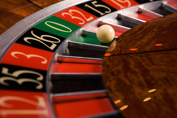 Roulette wheel with betting layout and dealer Roulette wheel on link bok studio
